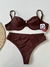 Meia taça Lola meril marrom / Hot pant