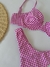 Meia taça Lola xadrez rosa / Asa delta - comprar online