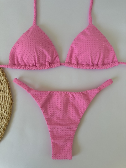 Cortininha dots rosa / Tira fina