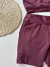 Conjunto fitness com bolso lycra marsala - Biquínis Lola Chic