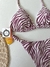 Cortininha zebra marsala / Tira fina - comprar online