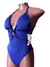 Maiô Maldivas lycra azul bic - Biquínis Lola Chic