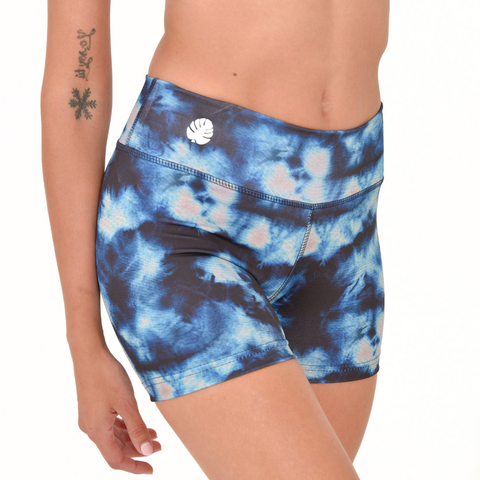 Calza Corta Batik Blue