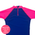 Remera Azul - Fucsia flúo en internet
