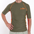 Remera Hombre Verde safari - Naranja