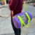 Bolso circular Lila - tienda online