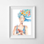 Digital Print | Mulher e o pássaro