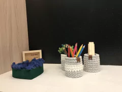 Porta Lápis 8x10 - Atelie Pontos e Fios