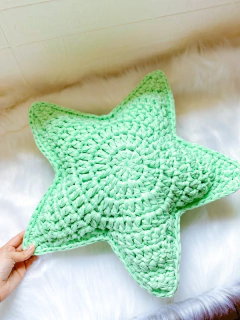 Almofada de Estrela em Fio de Malha - loja online