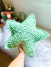 Almofada de Estrela em Fio de Malha