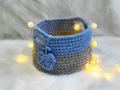 Imagem do Cesto Fio de Malha 30x20