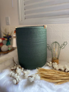 Cesto de Corda Colorida 30x40 - loja online