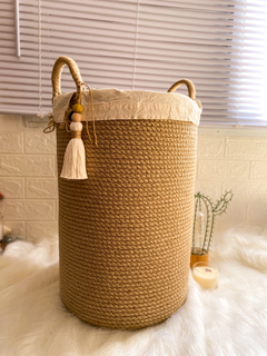 Cesto Juta 30x40 com forro - comprar online