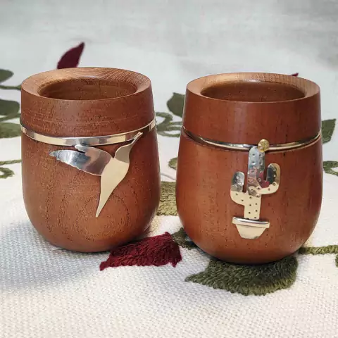 Mate algarrobo y alpaca pequeño - Otros modelos