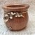 Mate algarrobo y alpaca Tres flores tres pétalos