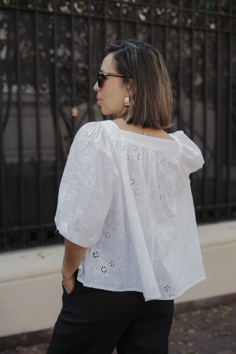 Blusa Almendra (Broderie) - comprar online