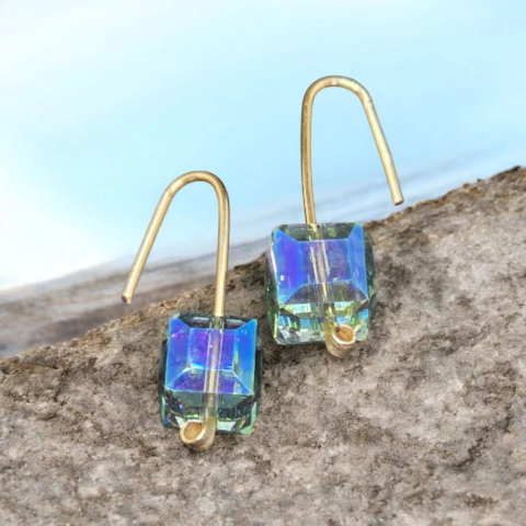 Aros CRISTAL DORADO - Vil Metal