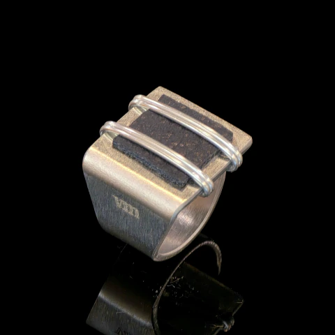 Imagen de Anillo CUADRADO Cuero
