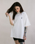 Camiseta Riot Oversize Florence Off White