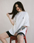 Camiseta Riot Oversize Florence Off White