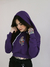 Moletom Cropped Capuz Riot Mermaid Roxo - loja online