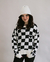 Blusa Tricot Riot Checker Off White