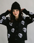 Cardigan Tricot Riot Skull Preto