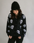 Cardigan Tricot Riot Skull Preto