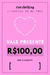 vale presente riot clothing no valor de cem reais