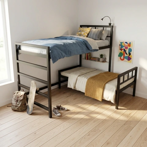 Cama Rinconera Militar Industrial Puente P/ 190x90 Reforzada