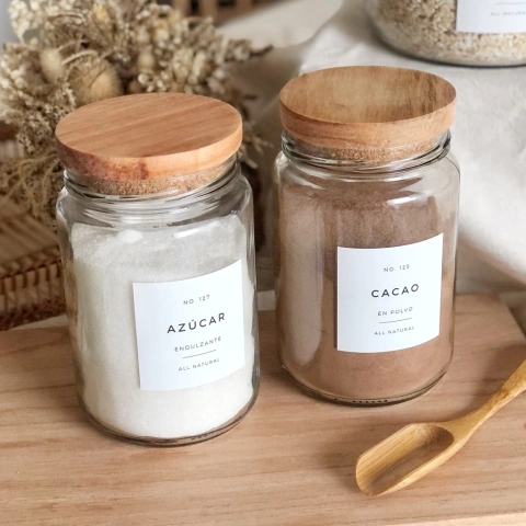 Frasco Tapa madera y corcho 660 cc