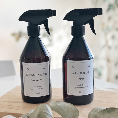 Envase Spray 500 ml (Alcohol / Desengrasante )