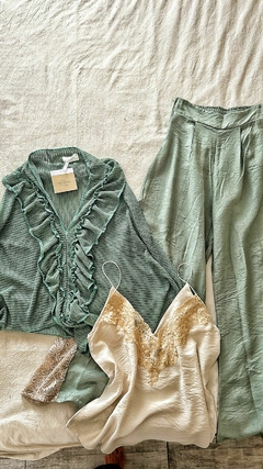 Ponchito Tejido Green - comprar online