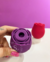 Vibrador sugador Rose - 10 modos - Recarregável