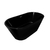 Tina de baño Mykonos negro mate y brillo con llave FS001 - KAND |  Tinas de Baño, Lavabos, Espejos, Regaderas, Coladeras, Spas