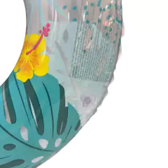Boia de Piscina Floral com alças