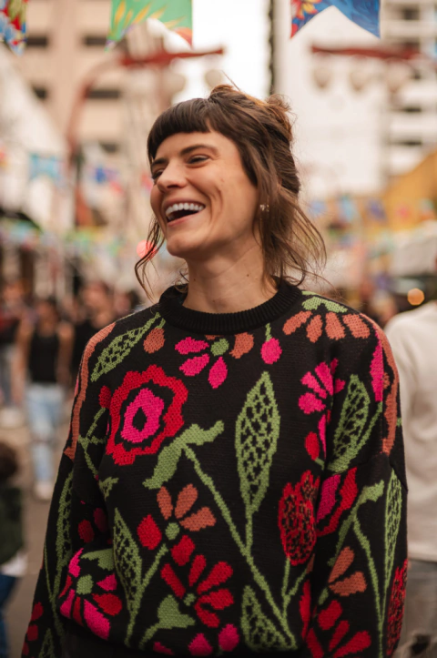 BLUSÃO TRICOT ELFRIDA - PRETO - comprar online