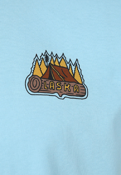 T-Shirt Camping Blue Laska - Laska
