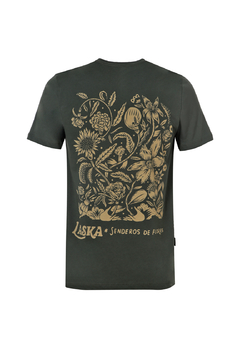 T-Shirt Senderos de Flores Oliva - comprar online