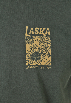 T-Shirt Senderos de Flores Oliva en internet