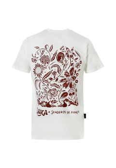 T-Shirt Senderos de Flores Blanca - comprar online