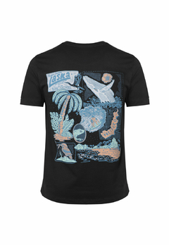T-Shirt Rutas Salvajes Pacifico Negra - comprar online