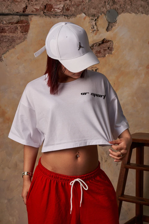 Reme crop Basic Blanca