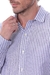 CAMISA ML FORKS EN POPLIN RAYADO COLOR MARINO - comprar online