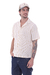 Camisa Manga Corta Nomade1 Blanco Beige - comprar online