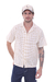 Camisa Manga Corta Nomade1 Blanco Beige