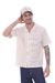 Camisa Manga Corta Nomade1 Blanco Beige en internet