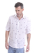 CAMISA DE POPLIN ESTAMPADO TRIMER BLANCO - tienda online