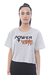 REMERA MC NIKKI GRIS MELANGE