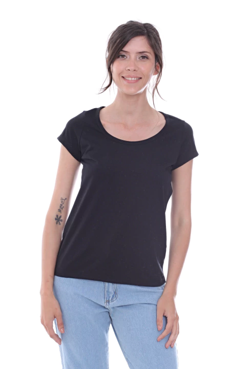 REMERA MANGA CORTA MANE II NEGRO